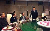 CUHK delegates meet with Prof. Hao Ping (second from right), Party Secretary of Peking University